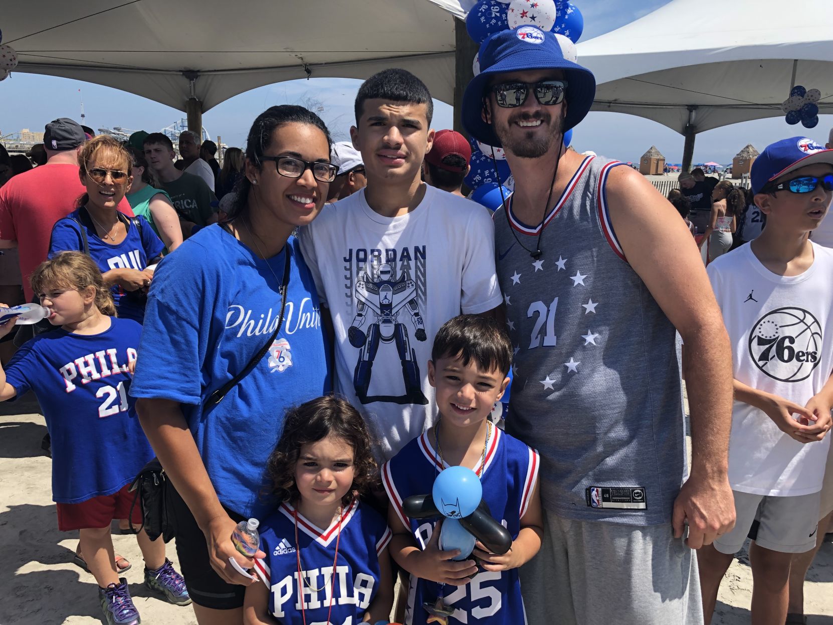 SEEN at 76ers Summer Shore Tour in Wildwood